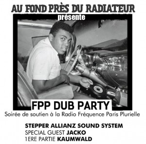 Vendredi 12 avril: soirée Sound System Dub, en soutien à FPP