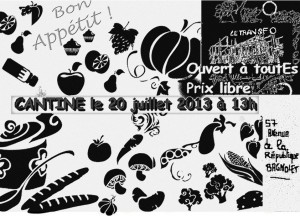 Samedi 20 juillet : Cantine estivale