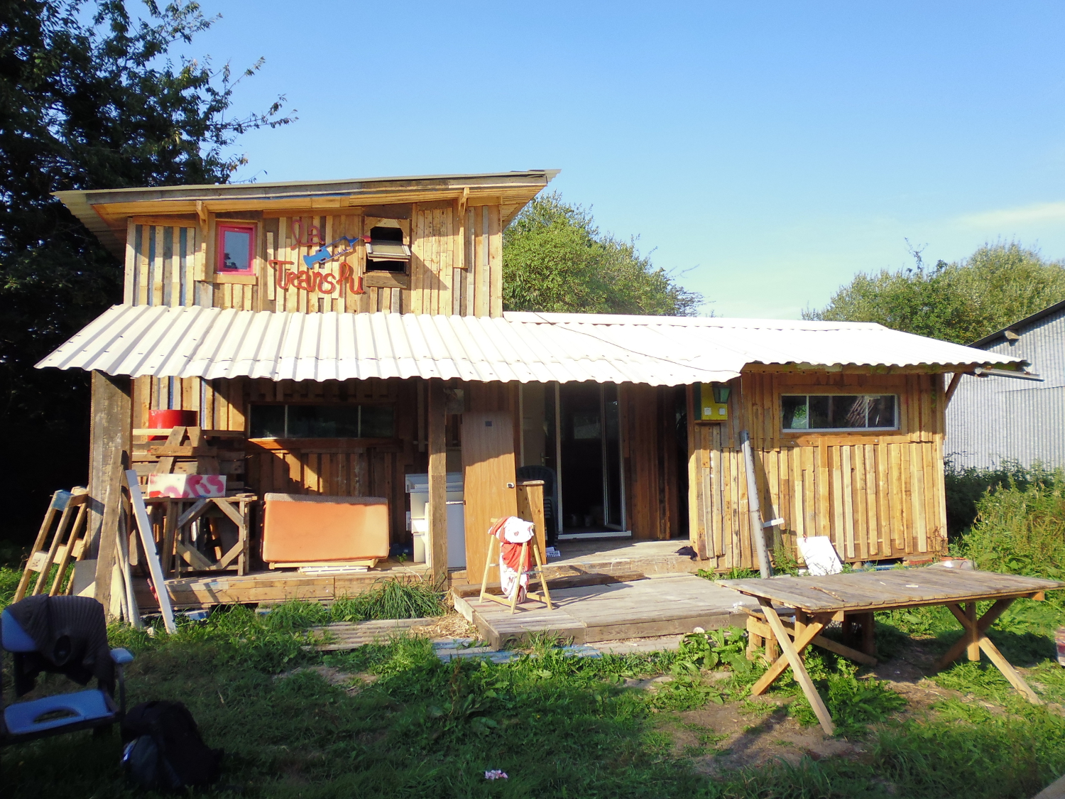 Photo prise en août 2013 à la Rolandière, Notre-Dame-des-Landes