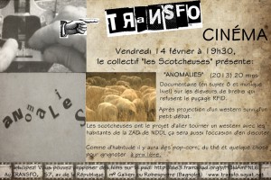 Vendredi 14 février 2014: Le ciné-club du Transfo accueille les Scotcheuses